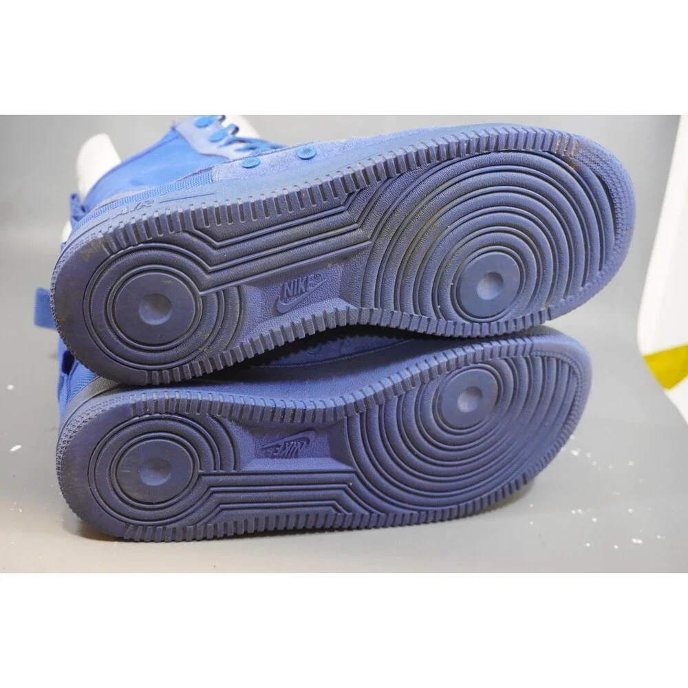 Nike SF AF1 Royal Blue Mens 9.5 Special Field Air Force 1 Boot Shoes 864024-401